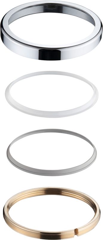 Hansgrohe Rosette, für Brausehalter, Farbe silberfarben Bild 1