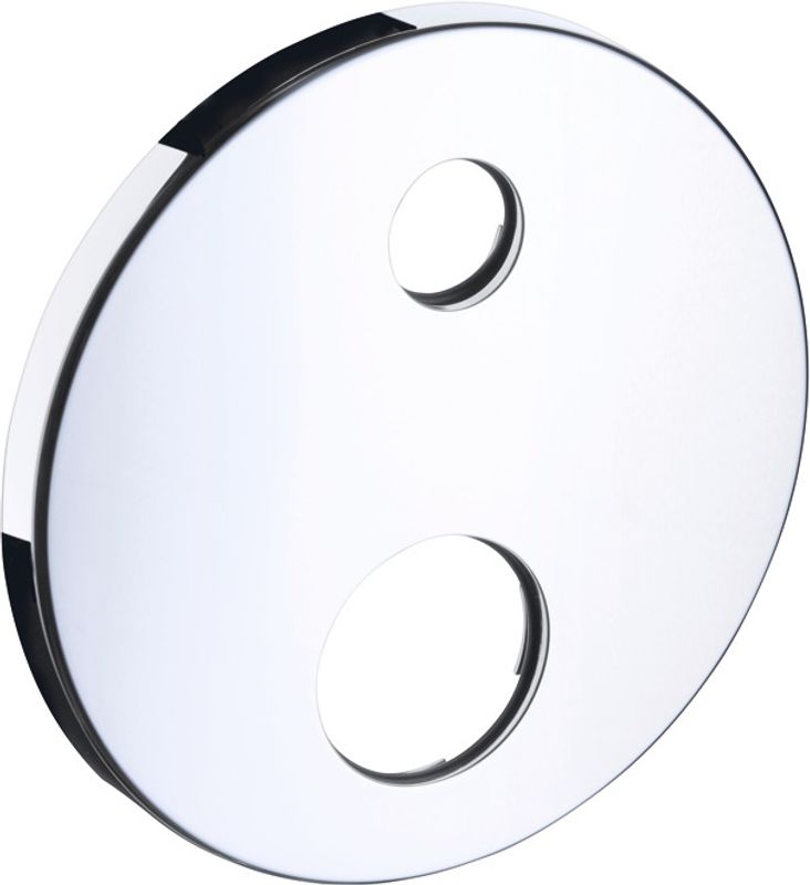 Hansgrohe Rosette Wannenmischer Unterputz 150 mm, Farbe silberfarben Bild 1