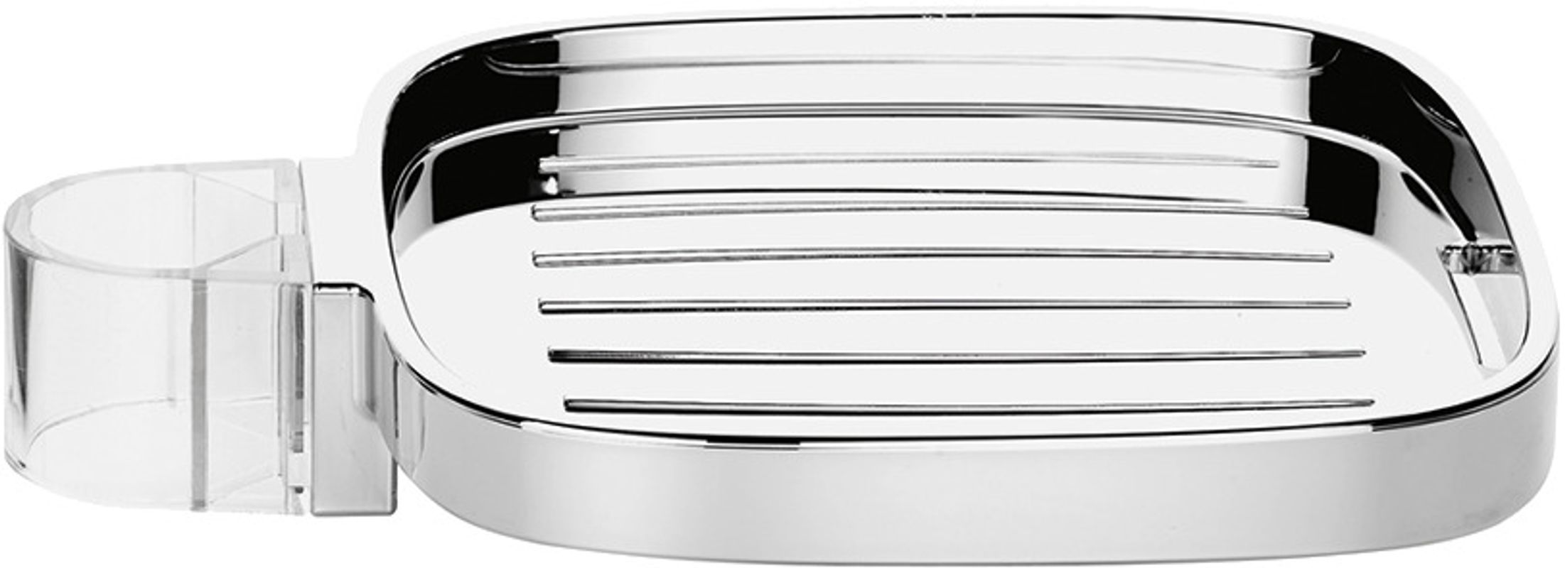 Hansgrohe Seifenschale Cassetta E, 20 x 108 x 140 mm, Farbe chrom Bild 1