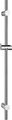 Hansgrohe Wandstange Unica Reno 72 cm, verchromt, 720 mm, Farbe hochglanz Bild 1