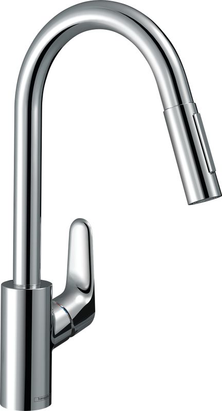 Hansgrohe Spültischmischer 240 Focus M41 Eco Ausziehbrause 2jet, Farbe chrom Bild 1