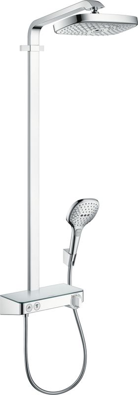 Hansgrohe Showerpipe Raindance Select, mit ShowerTablet KB Raindance E Air 2jet 300, 1218 x 710 x 457 mm, Farbe chrom Bild 1