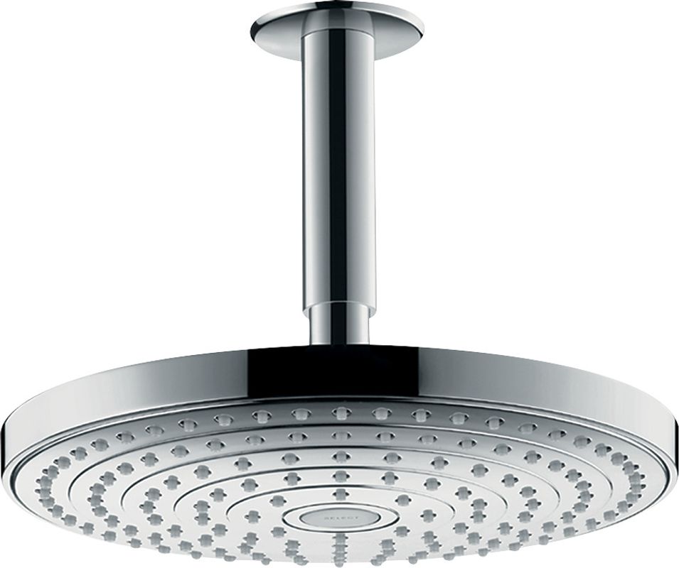 Hansgrohe Kopfbrause Raindance Select S 240 2jet EcoSmart 240 mm Deckenmontage, 193 x 243 x 243 mm, Farbe chrom Bild 1