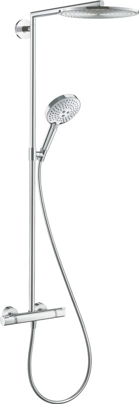 Hansgrohe Raindance Showerpipe S300 1 Jet, mit Thermostat, Brausearm 460 mm, verchromt, 1533 x 460 x 380 x 610 mm, Farbe chrom Bild 1