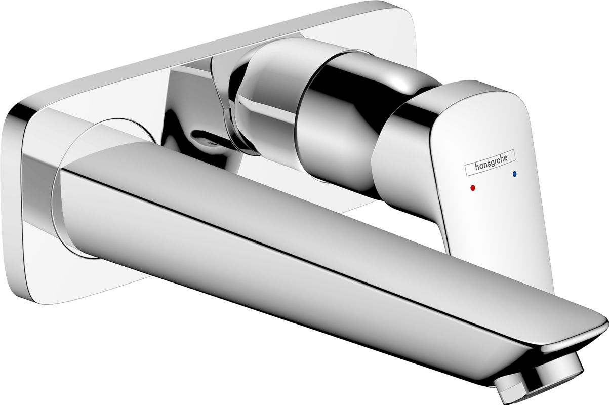 Hansgrohe 2-Loch Waschtischarmatur Unterputz Logis F-Set, 195 mm, Farbe chrom Bild 1