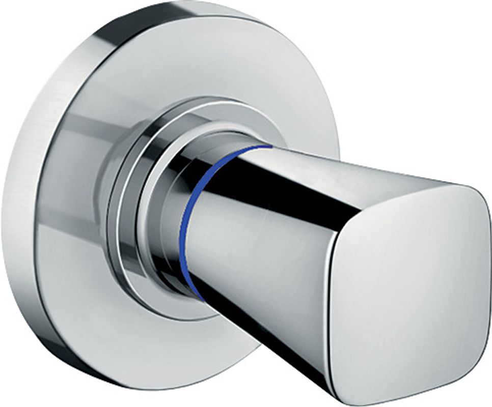 Hansgrohe Absperrventil Unterputz Logis Fertigset, 68 mm, Farbe chrom Bild 1