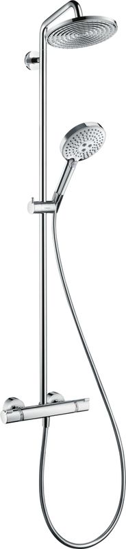 Hansgrohe Showerpipe Raindance S 240 1-strahlig, EcoSmart 9 l/min, mit Thermostat, 1545 x 380 x 570 mm, Farbe chrom Bild 1