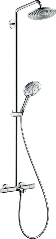 Hansgrohe Showerpipe Raindance Select Wanne chr.Kopfbrause Raindance Air 1jet 240 mm, 1787 x 380 x 570 mm, Farbe chrom Bild 1
