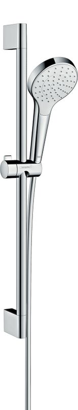 Hansgrohe Brauseset Croma Select S 110 1jet EcoSmart, mit Unica Typ 65 weiss / chrom, Farbe weiß, chrom Bild 1
