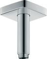 Hansgrohe Decken-Anschlussstück DN 15, 100 mm Rosette eckig, verchromt, 80 mm, Farbe chrom Bild 1