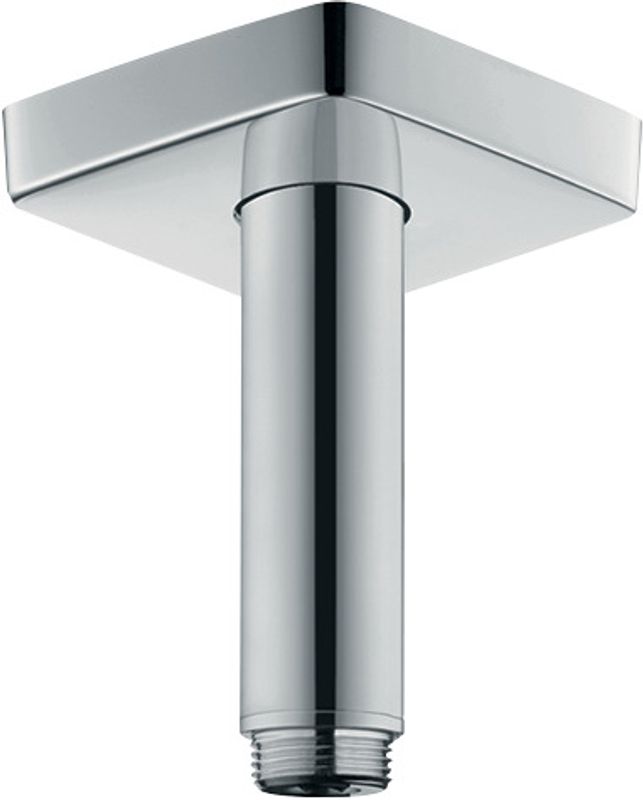 Hansgrohe Decken-Anschlussstück DN 15, 100 mm Rosette eckig, verchromt, 80 mm, Farbe chrom Bild 1