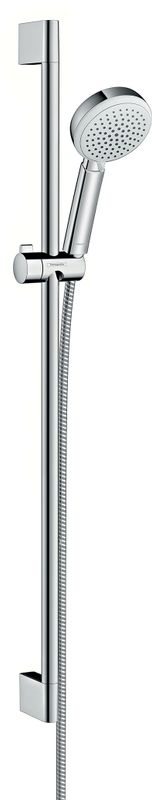 Hansgrohe Brausegarnitur Crometta 100 Vario / Unica 900 mm, weiss / chrom, 22 mm, Farbe weiß, chrom Bild 1