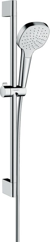 Hansgrohe Brauseset Croma Select E 110 1jet EcoSmart, mit Unica Typ 65 weiss / chrom, Farbe weiß, chrom Bild 1