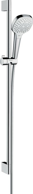 Hansgrohe Brauseset Croma Select E 110 Multi EcoSmart, mit Unica Typ 90 weiss / chrom, Farbe weiß, chrom Bild 1