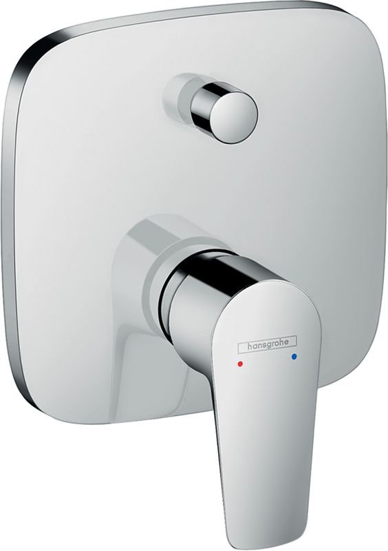 Hansgrohe Farbset Talis E verchromt für Einhand-Unterputz-Badebatterie, 155 x 155 mm, Farbe chrom Bild 1