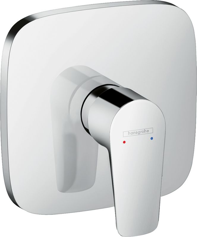 Hansgrohe Farbset Talis E verchromt für Einhand-Unterputz-Brausebatterie, 155 x 155 mm, Farbe chrom Bild 1