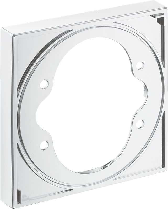 Hansgrohe Verlängerungsrosette ShowerSelect, 157 mm, Farbe silberfarben Bild 1