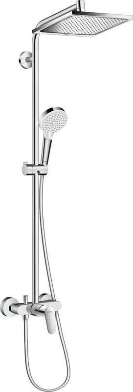 Hansgrohe Showerpipe Crometta E 240 Einhebelmischer, 1383 x 240 x 470 mm, Farbe chrom Bild 1