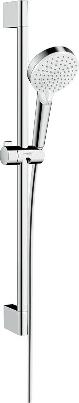 Hansgrohe Brausenset Crometta Vario / Unica 650 mm weiss / chrom, Farbe weiß, chrom Bild 1