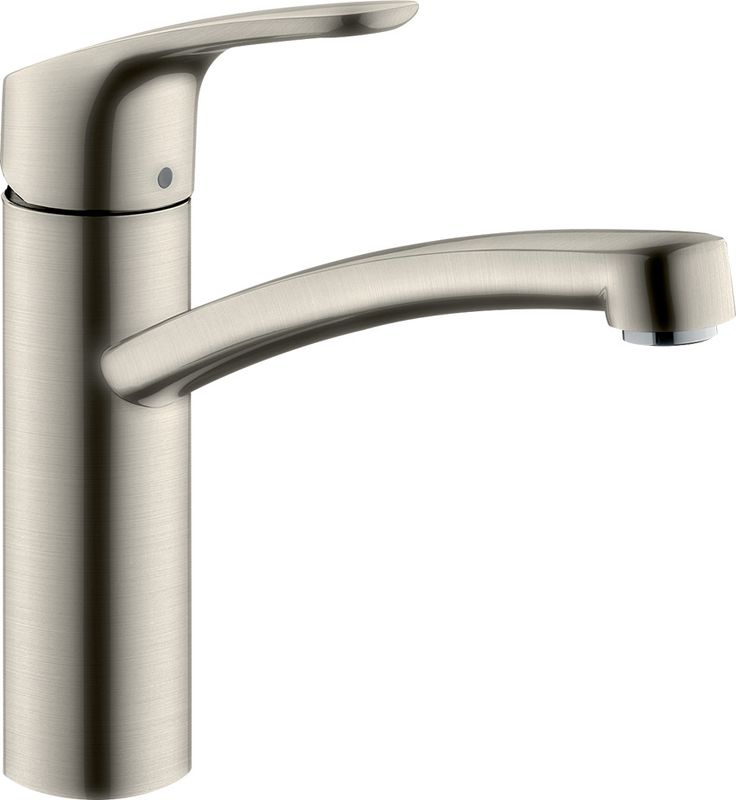 Hansgrohe Einhebel-Spültischbatterie 160 Focus schwenkbarer Auslauf, Edelstahl Optik, Farbe silber Bild 1