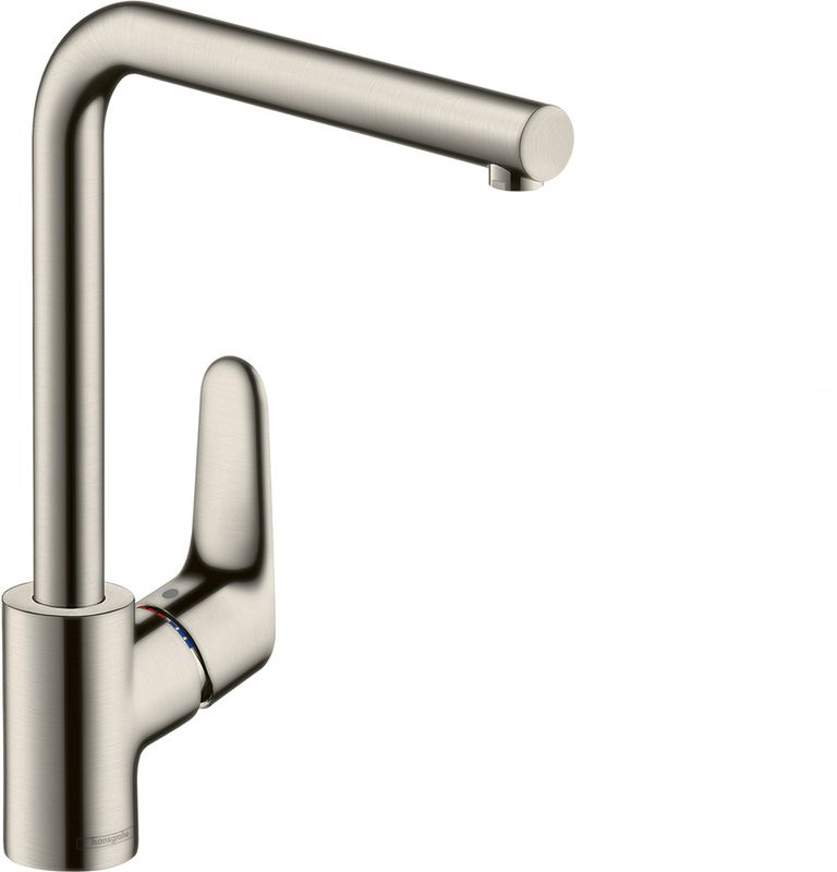Hansgrohe Spültischmischer 280 Focus M41 1jet edelstahl-optik, 305 mm, Farbe silber Bild 1