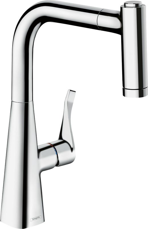 Hansgrohe Spültischmischer 220 Metris M71 Ausziehbrause 2jet sBox, 332 mm, Farbe chrom Bild 1