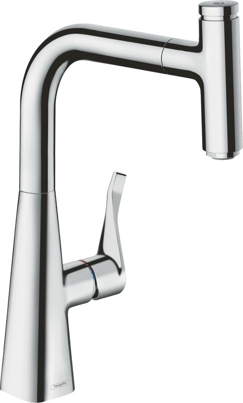 Hansgrohe Spültischmischer 240 Metris Select M71 Ausziehauslauf 1jet, 350 mm, Farbe chrom Bild 1