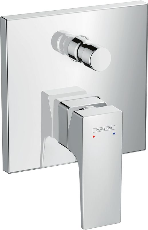 Hansgrohe Fertigset für UP-Wannenmischer Metropol, mit Sicherungskombination, 156 x 156 x 85 mm, Farbe chrom Bild 1