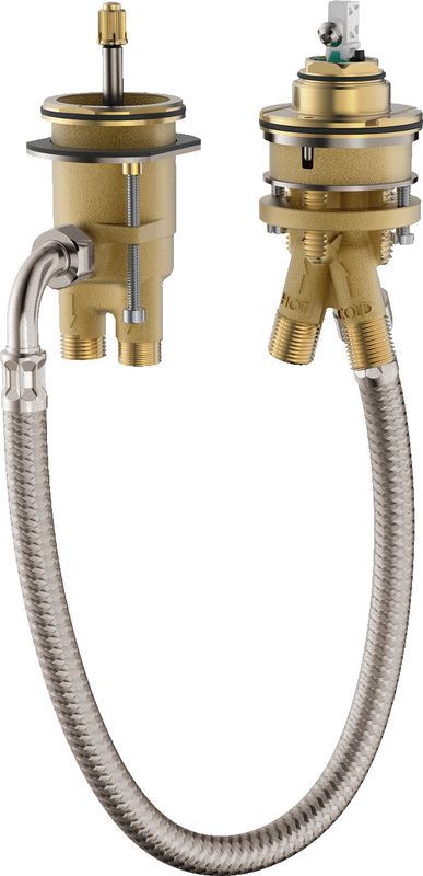 Hansgrohe 2-Loch Wannenarmatur Grundkörper, für Wannenrandmontage Bild 1