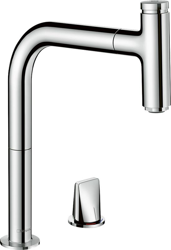 Hansgrohe 2-Loch SPTM 200 Metris Select M71 Ausziehauslauf 1jet sBox, 320 mm, Farbe chrom Bild 1