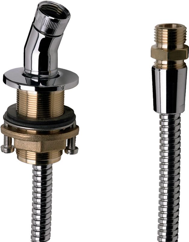 Hansgrohe Brausenhalter, mit Schlauch 2000 mm, für Wannenrand, Farbe chrom Bild 1