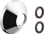 Hansgrohe Rosette, für Metropol Wandarmatur Durchmesser 70 mm, Farbe silberfarben Bild 1