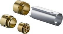 Hansgrohe Verlängerungsset, für 2-Loch Unterputz-Waschtischarmatur, 25 mm Bild 1