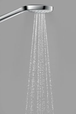 Hansgrohe Handbrause Croma Select S Vario EcoSmart 3-strahlig, weiss / chrom, 181 mm, Farbe weiß, chrom Bild 8