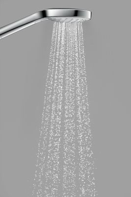 Hansgrohe Handbrause Croma Select S Vario EcoSmart 3-strahlig, weiss / chrom, 181 mm, Farbe weiß, chrom Bild 10
