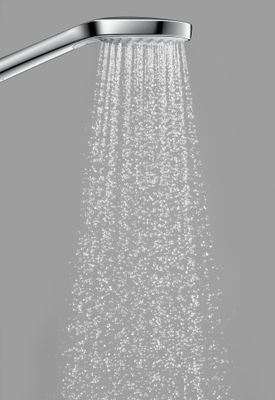 Hansgrohe Handbrause Croma Select S Multi EcoSmart, weiss / chrom, 110 mm, Farbe weiß, chrom Bild 11