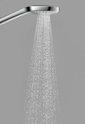 Hansgrohe Handbrause Croma Select S Multi EcoSmart, weiss / chrom, 110 mm, Farbe weiß, chrom Bild 13