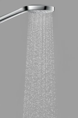 Hansgrohe Handbrause Croma Select E 1jet EcoSmart 7 l/min weiss / chrom, 110 mm, Farbe weiß, chrom Bild 3