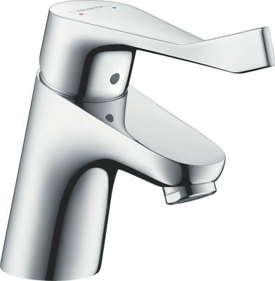 Hansgrohe Einhebel-Waschtischmischer, ComfortZone 70, mit Ablaufgarnitur, Ausladung 101 mm, 149 x 101 mm, Farbe chrom Bild 2
