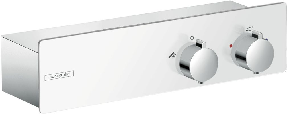Hansgrohe Thermostat ShowerTablet 350 Brause Aufputz weiss / chrom, DN 15, Farbe weiß, chrom Bild 3