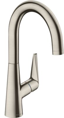 Hansgrohe Spültischmischer 220 Talis M51 1jet edelstahl-optik, 335 mm, Farbe silber Bild 2