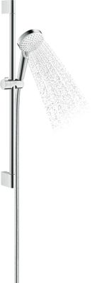 Hansgrohe Brausenset Crometta Vario EcoSmart 9 l/min/Unica 650 mm weiss / chrom, Farbe weiß, chrom Bild 2