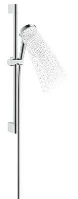Hansgrohe Brausenset Crometta 1jet EcoSmart 9 l/min/Unica 650 mm weiss / chrom, Farbe weiß, chrom Bild 2