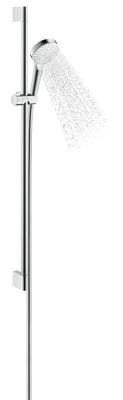 Hansgrohe Brausengarnitur 900 mm, 1-strahlig, EcoSmart, weiss / chrom, Farbe weiß, chrom Bild 2