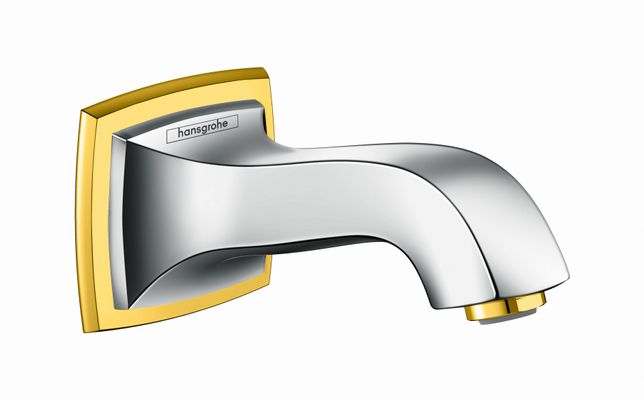 Hansgrohe Wanneneinlauf Metropol Classic DN 20 chrom / gold, 158 mm, Farbe chrom, gold Bild 2