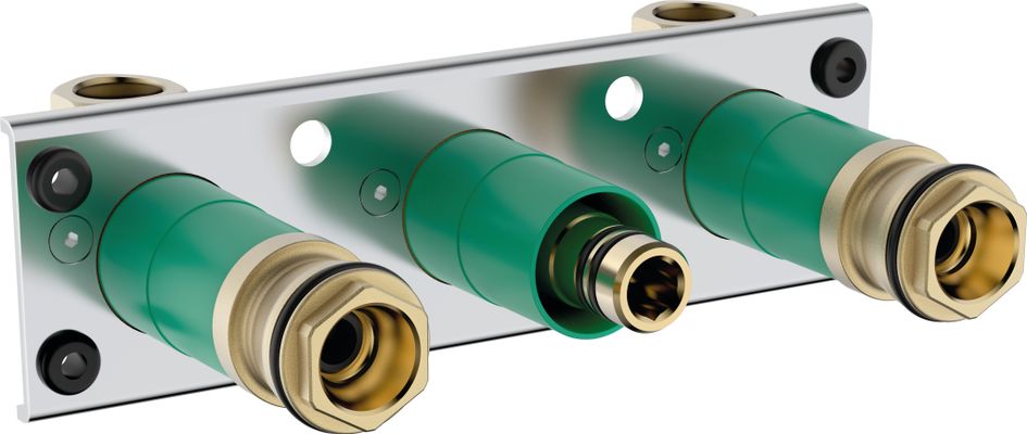 Hansgrohe Thermostat Universal ShowerTablet 600 2 Verbraucher Grundset Bild 2