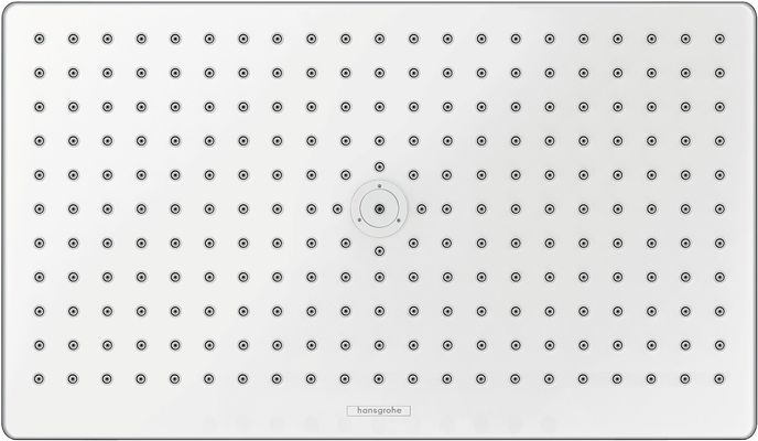 Hansgrohe Kopfbrause Rainmaker Select 460 1jet, mit Brausearm 462 mm, weiss / chrom, 156 x 591 x 466 x 591 x 591 mm, Farbe weiß, chrom Bild 2