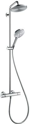 Hansgrohe Showerpipe Raindance Select Wanne chr.Kopfbrause Raindance Air 1jet 240 mm, 1787 x 380 x 570 mm, Farbe chrom Bild 2