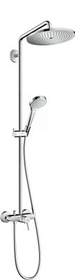 Hansgrohe Showerpipe Croma Select S 280 1jet, KB, HB und Einhandmischer AP, 1439 x 304 x 539 x 539 mm, Farbe chrom Bild 2