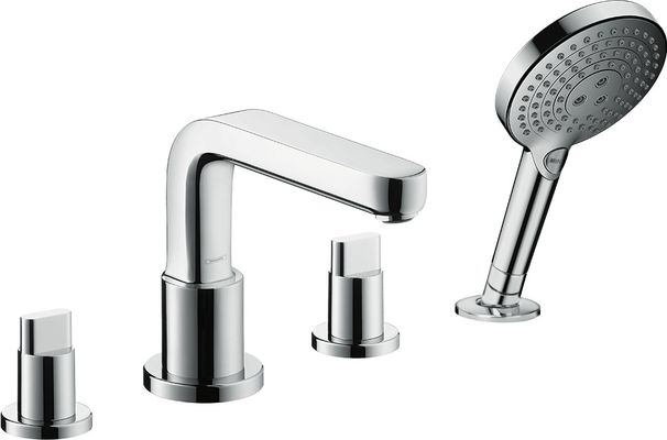 Hansgrohe Grundkörper 4-Loch Wannenarmatur, für Wannenrandmontage, mit Secuflexbox Bild 2